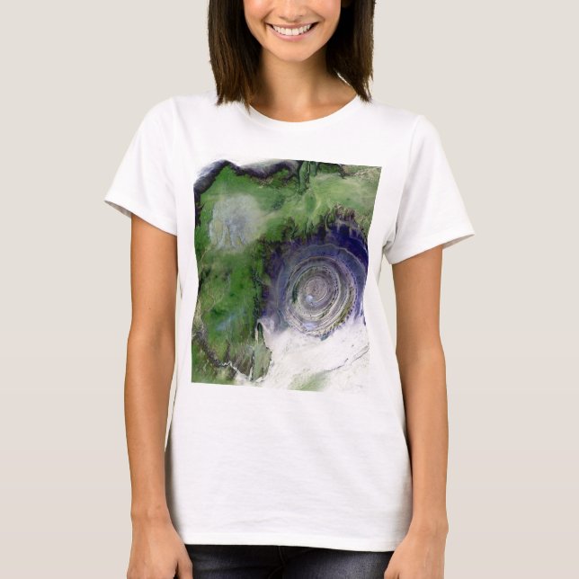 T-shirt Estrutura de Landsat 7 Richat (Frente)