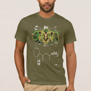 T-SHIRT ESTRUTURA DO DMT - GRAFITE DO ESPIRITUAL DO DMT