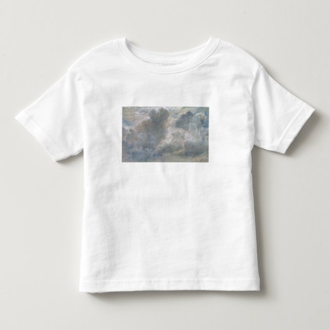 T-shirt Estudo de nuvens de Cumulus, 1822 de John (Frente)