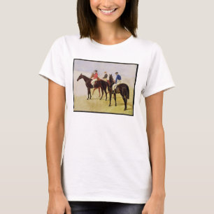 T-shirt Estudo de três rachaduras da corrida de