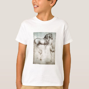T-shirt Estudo dos cavalos - Leonardo da Vinci