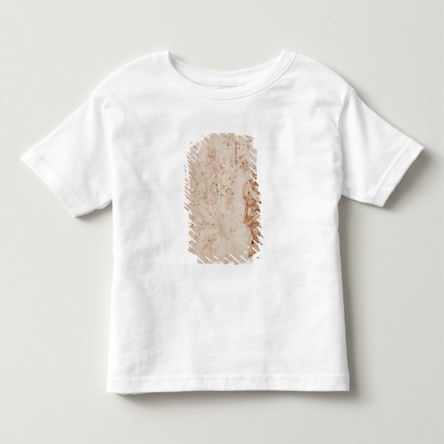 T-shirt Estudos de figura para uma mulher (Frente)