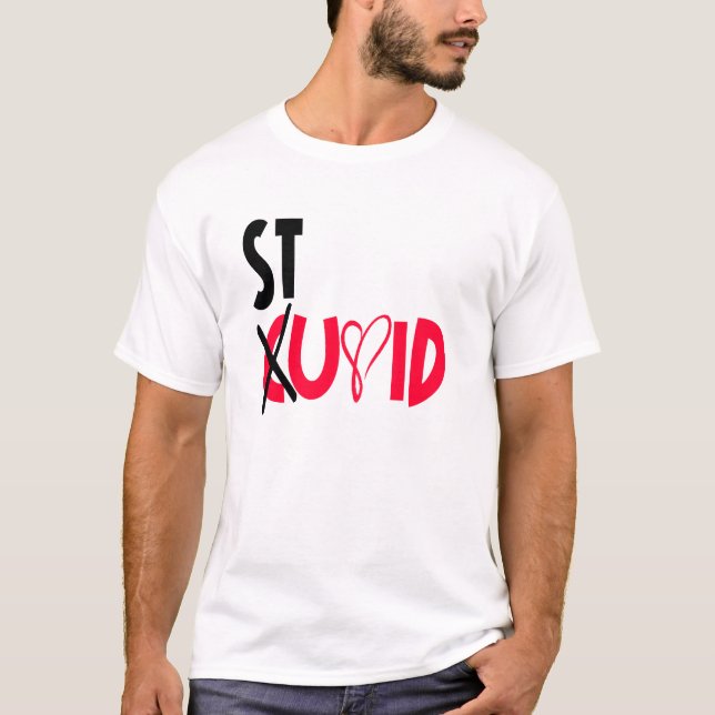T-shirt estúpido do Cupido (Frente)