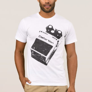T-shirt Etapa nela - a distorção efetua o pedal