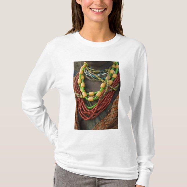 T-shirt Etiópia: Bacia do Rio Omo, Delta de Omo, (Frente)