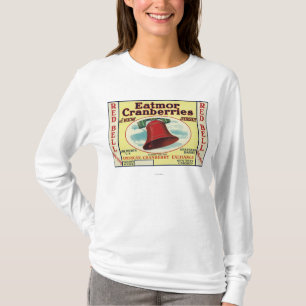 T-shirt Etiqueta de marca vermelha dos arandos de Bell