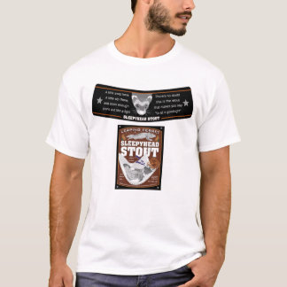 T-shirt Etiqueta robusta do Sleepyhead