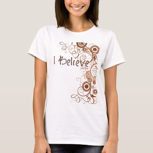 T-shirt Eu acredito (Frente)