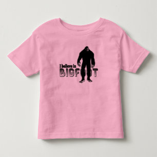 T-shirt Eu acredito em BIGFOOT