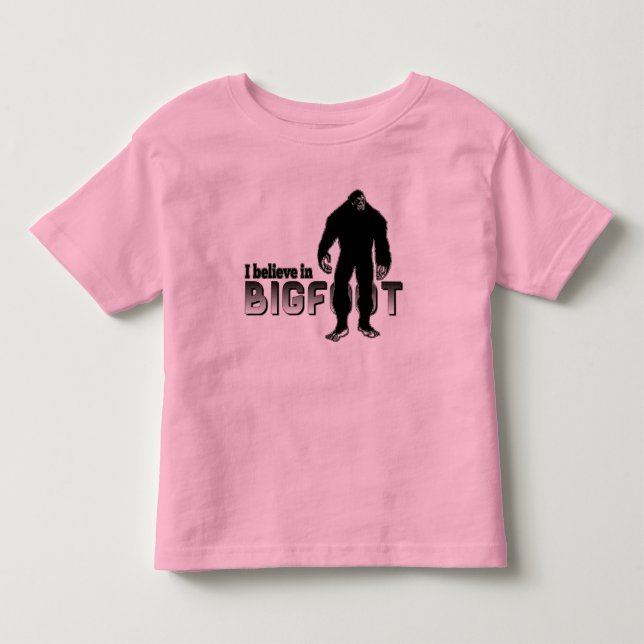 T-shirt Eu acredito em BIGFOOT (Frente)
