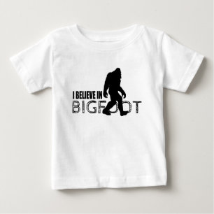 T-shirt Eu acredito em Bigfoot Sasquatch engraçado