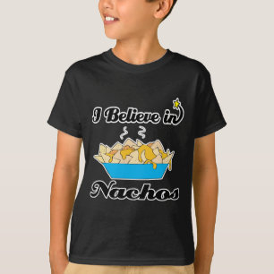 T-shirt eu acredito em nachos