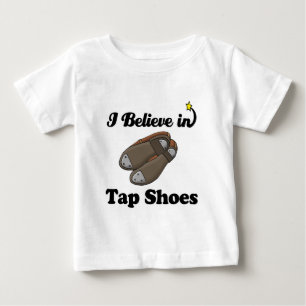 T-shirt eu acredito em sapatos de sapateado