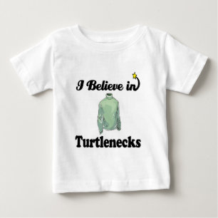 T-shirt eu acredito em turtlenecks