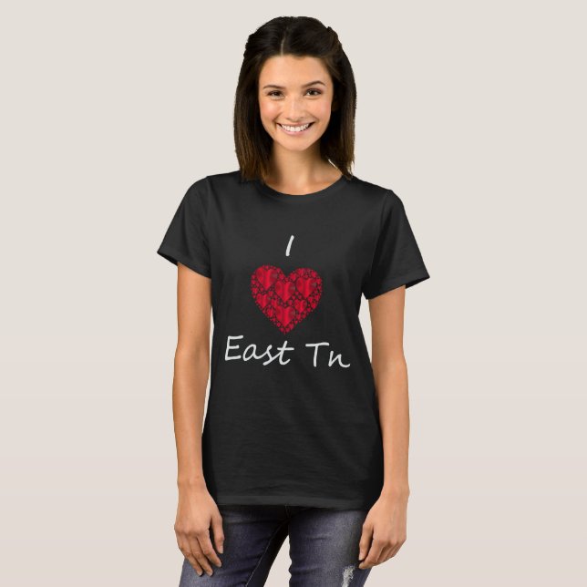 T-shirt Eu Adoro East Tennessee (Frente Completa)