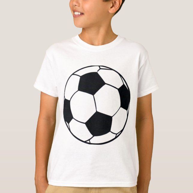 T-shirt Eu adoro futebol (futebol) coração do jogo: Eu ado (Frente)