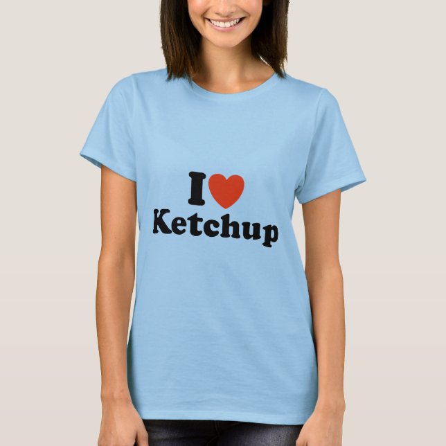 T-shirt Eu Adoro Ketchup (Frente)