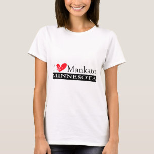 T-shirt Eu Adoro Mankato Minnesota