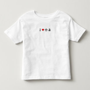 T-shirt Eu adoro música caseira - T Shirt Toddler