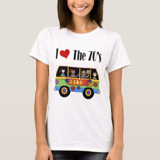 T-shirt Eu adoro os anos 70