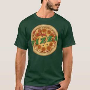 T-shirt Eu Adoro Pizza