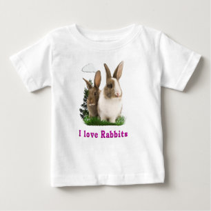 T-shirt Eu adoro Rabbitts