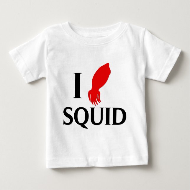T-shirt Eu Adoro Squid (Frente)