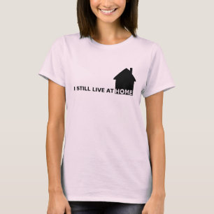T-SHIRT EU AINDA MORO EM CASA