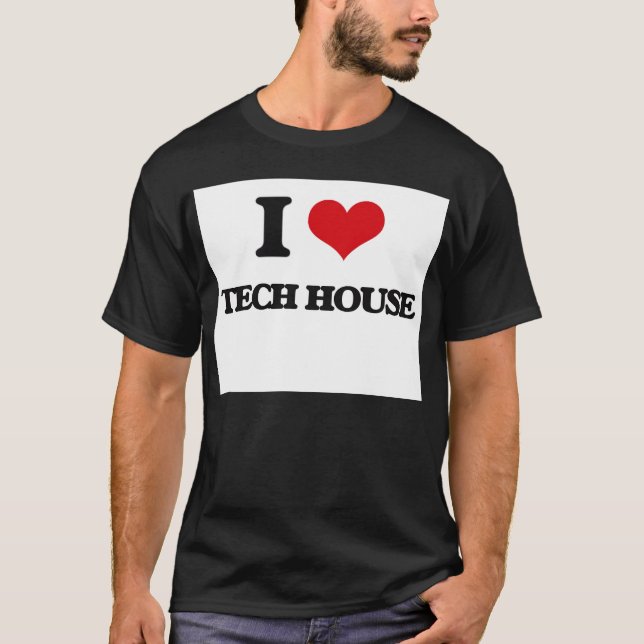 T-shirt Eu amo a CASA da TECNOLOGIA (Frente)