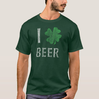 T-shirt Eu amo a cerveja irlandesa
