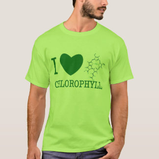 T-shirt Eu amo a clorofila