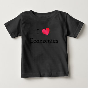 T-shirt Eu amo a economia
