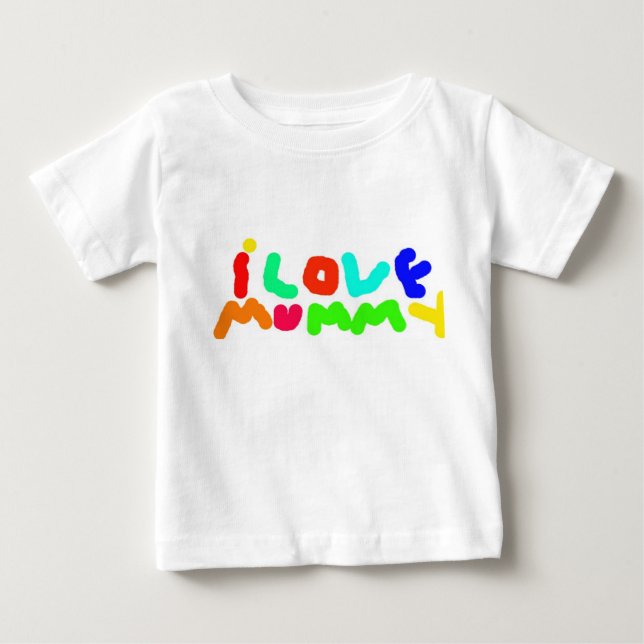 T-SHIRT EU AMO A MAMÃ (Frente)