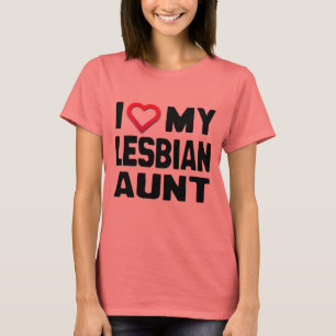 T-SHIRT EU AMO A MINHA TIA LESBIANA -