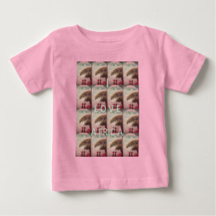 T-shirt Eu amo a montanha Kilimanjaro africana