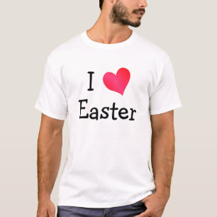 T-shirt Eu amo a páscoa