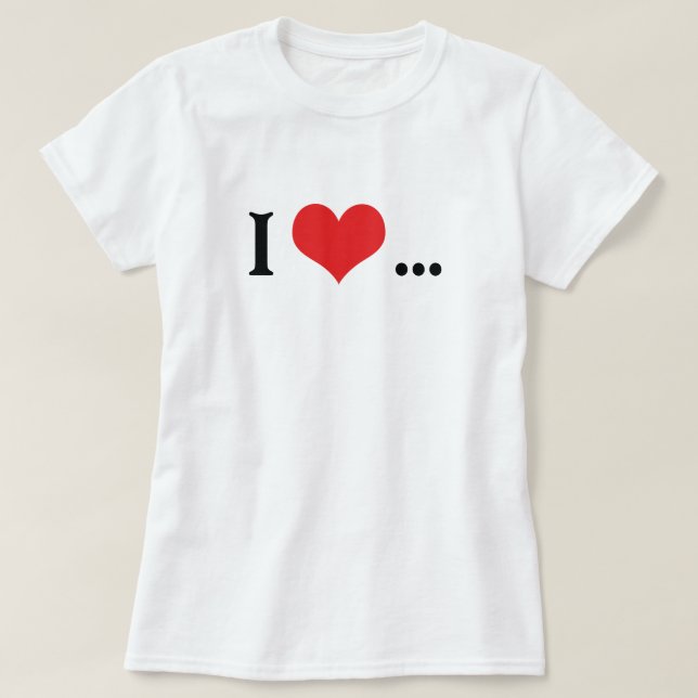 T-shirt Eu Amo...A Pausa Dramática (Frente do Design)