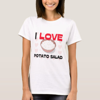 T-shirt Eu amo a salada de batata