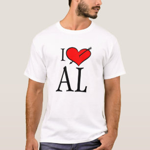 T-shirt Eu amo Alabama