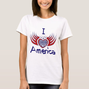 T-shirt Eu amo América