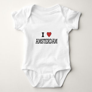 T-shirt Eu amo Amsterdão