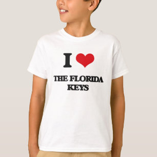 T-shirt Eu amo as chaves de Florida