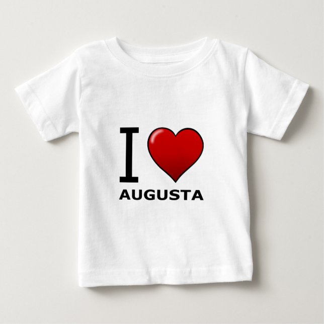 T-SHIRT EU AMO AUGUSTA, GA - GEÓRGIA (Frente)