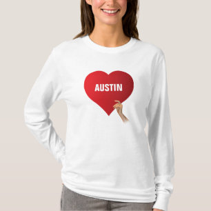 T-shirt Eu amo Austin