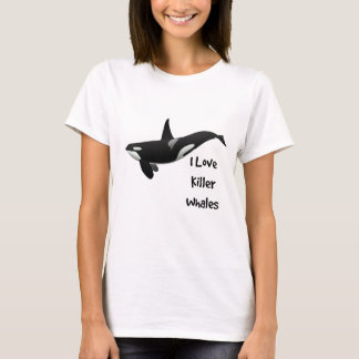 T-shirt Eu Amo Baleias Assassinas