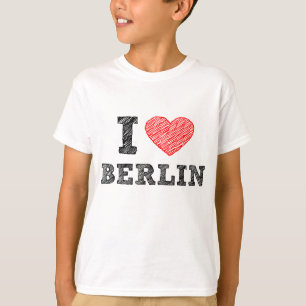T-shirt Eu amo Berlim