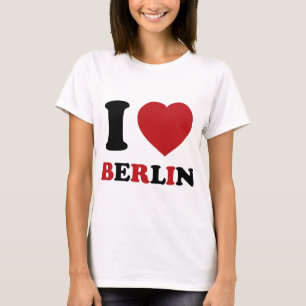 T-shirt Eu amo Berlim