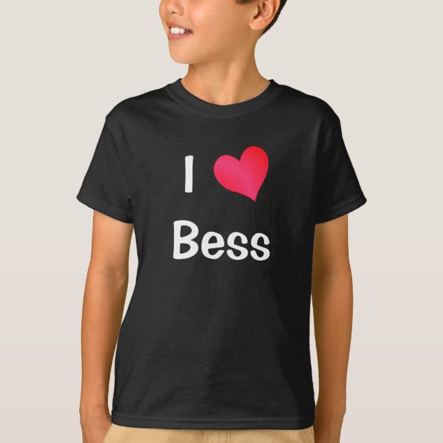 T-shirt Eu Amo Bess (Frente)