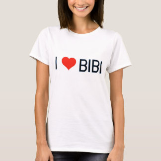 T-shirt Eu amo Bibi