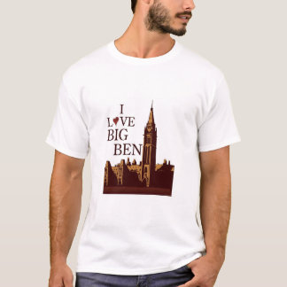 T-shirt Eu amo Big Ben
